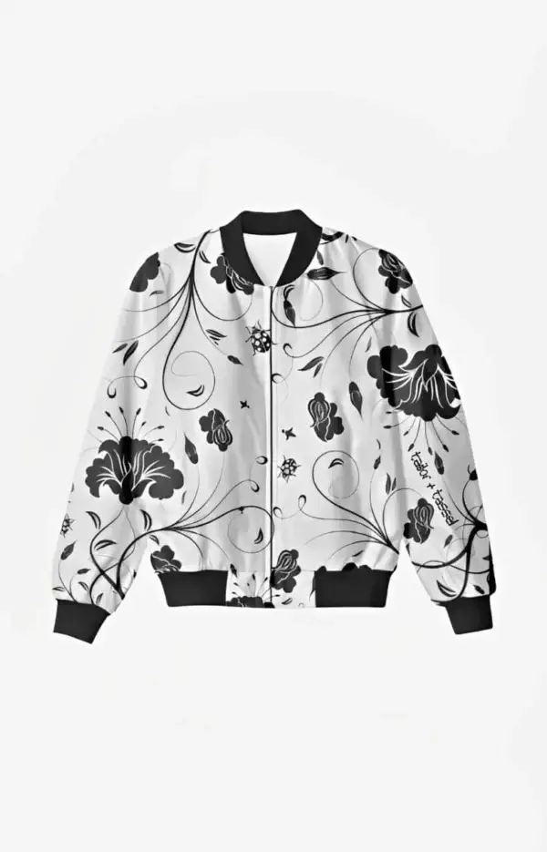 AOP Bomber Jacket Black