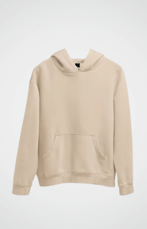 Unisex Premium Beige Hoodie – Luxe Comfort in 400 GSM Fabric